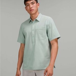LIKE NEW Men's Lululemon WovenAir Popover Shirt Button Size XXL